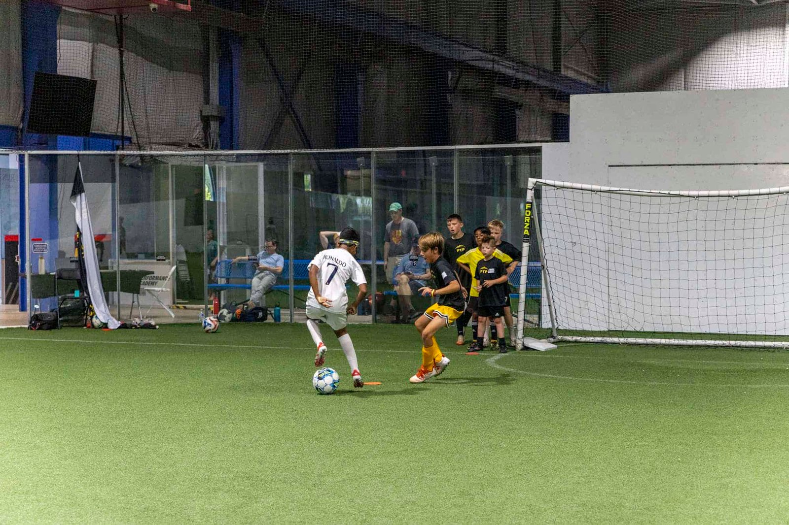 1v1 action at PTP camp